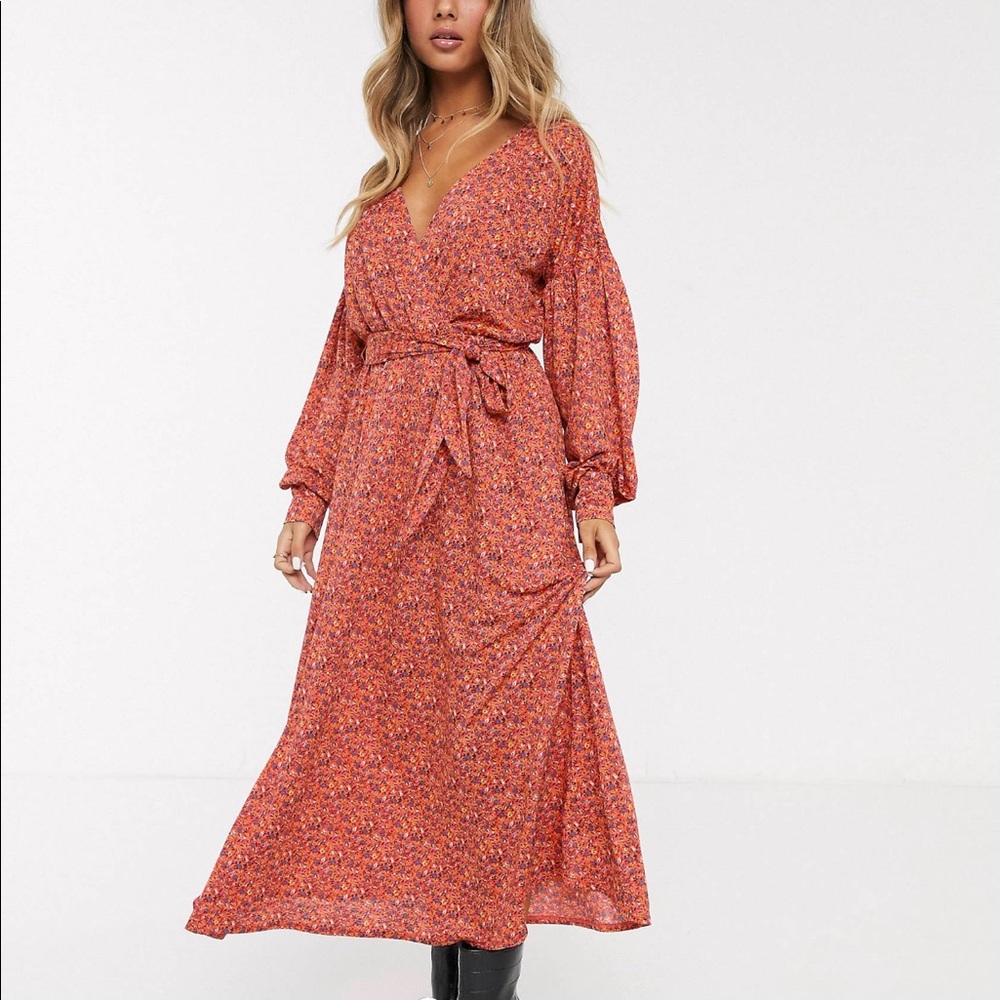 ASOS Wrap Midi Dress